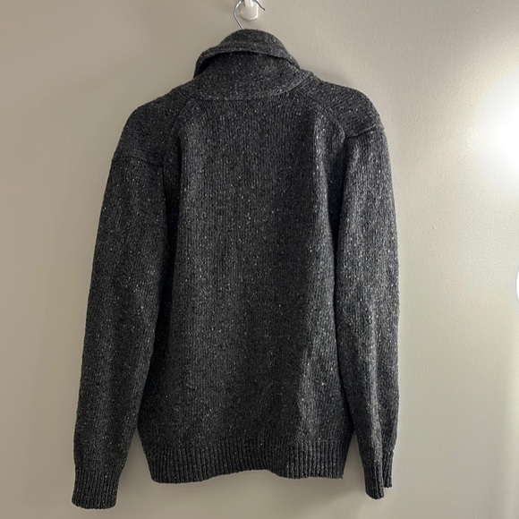 J. Crew Gray Shawl Collar Cardigan Sweater - Picture 4 of 6